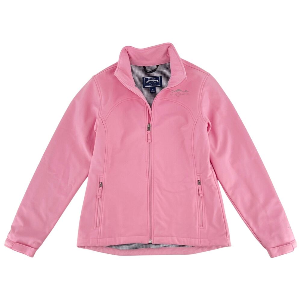 Lauren James Preptec pink zip front jacket